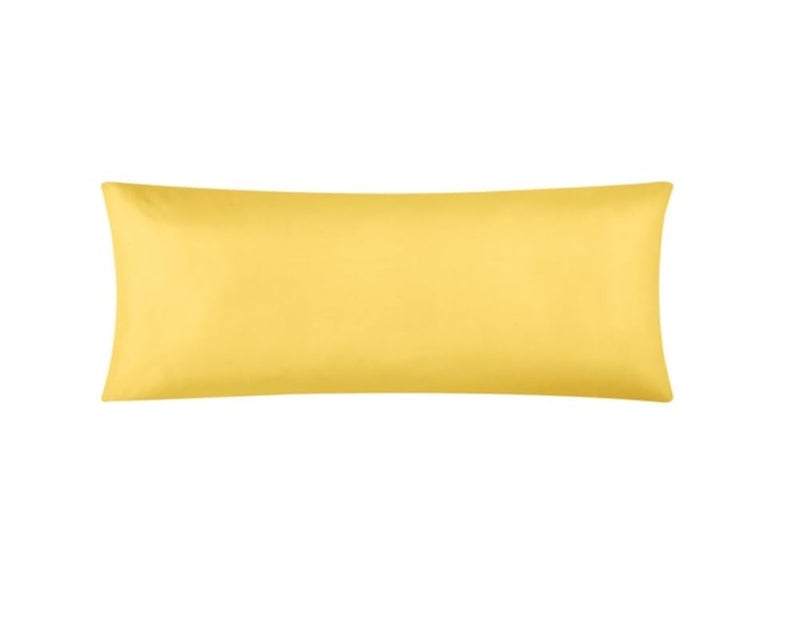 Evolive Ultra Soft Microfiber Body Pillow Cover/Pillowcases 21"x54" with Hidden Zipper Closure (21"x54" Body Pillow Cover, Yellow) - Image 1